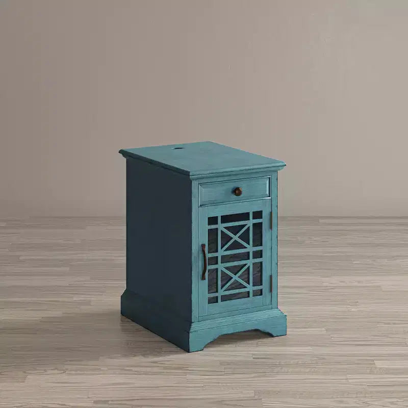 Jofran,Craftsman USB Charging Chairside End Table