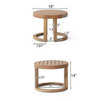 Christopher Knight Home Pelon Ensemble de conversation 3 pièces d'extérieur en bois d'acacia avec coussins, beige et délavé marron