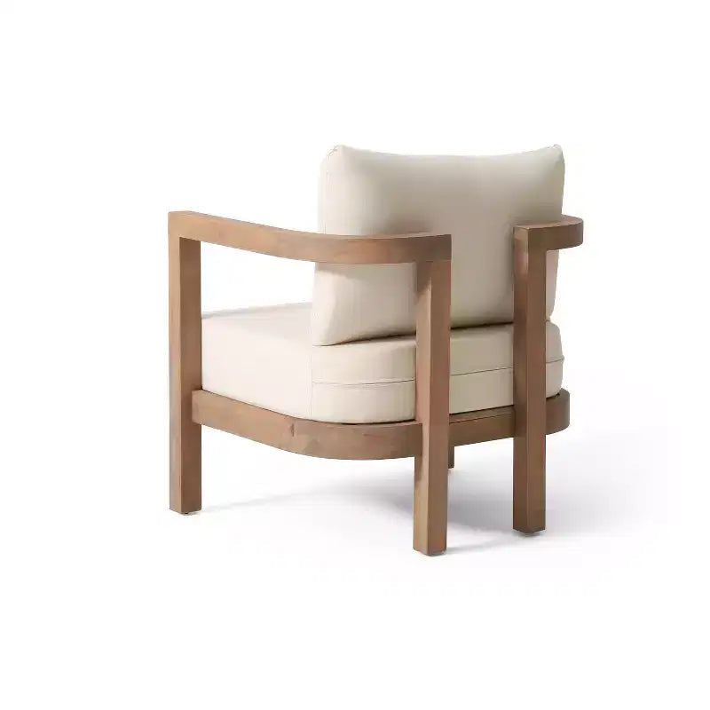 Christopher Knight Home Pelon Ensemble de conversation 3 pièces d'extérieur en bois d'acacia avec coussins, beige et délavé marron
