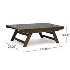 Christopher Knight Home Sedona Outdoor Acacia Wood 6 Seater Chat Set with Cushions