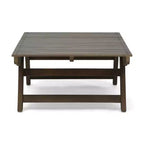 Christopher Knight Home Sedona Outdoor Acacia Wood 6 Seater Chat Set with Cushions