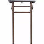 Table pliante économique Lorell - 48 x 24 po Acajou
