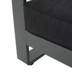 Christopher Knight Home Cape Coral Salon de jardin 7 places en aluminium avec foyer