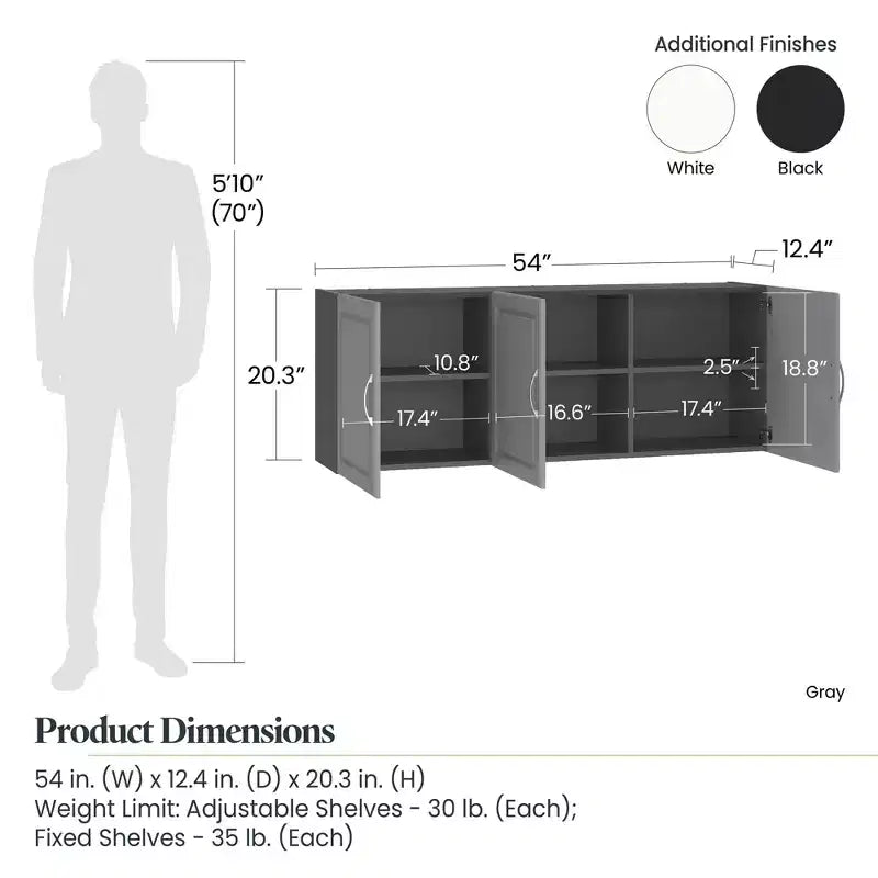 Kendall 54 Wall Cabinet