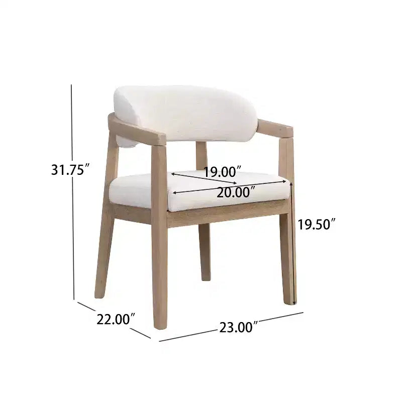 Christopher Knight Home Darien Upholstered Rubberwood Dining Chairs (Set of 2)