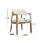 Christopher Knight Home Darien Upholstered Rubberwood Dining Chairs (Set of 2)