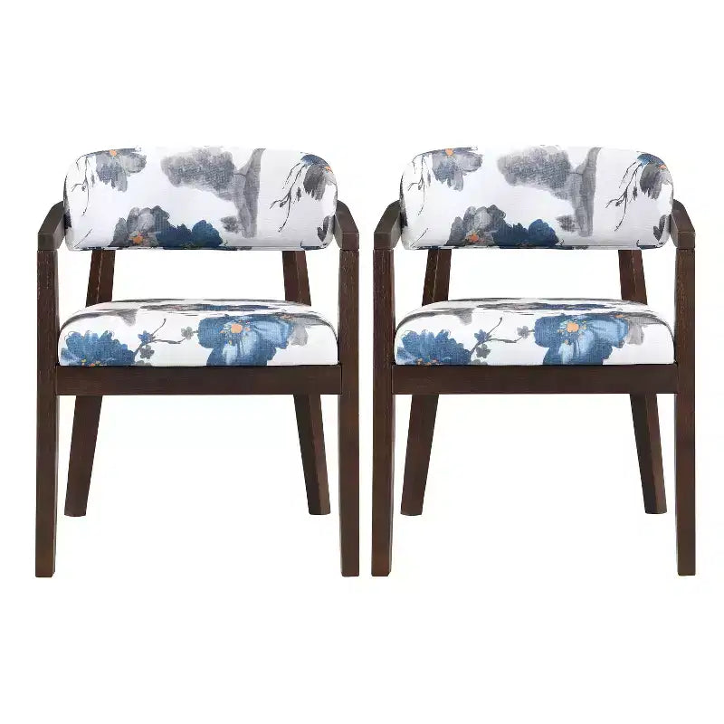Christopher Knight Home Darien Upholstered Rubberwood Dining Chairs (Set of 2)