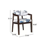 Christopher Knight Home Darien Upholstered Rubberwood Dining Chairs (Set of 2)
