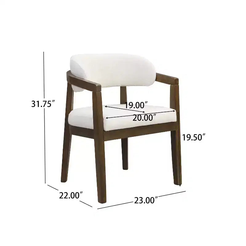 Christopher Knight Home Darien Upholstered Rubberwood Dining Chairs (Set of 2)