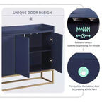 Buffet moderne Whisen, élégant meuble de rangement avec grand espace de rangement pour salle à manger, entrée