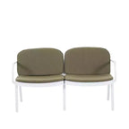 Christopher Knight Home Gunda Ensemble de salon de jardin moderne 3 pièces avec causeuse et fauteuil en polypropylène