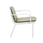 Christopher Knight Home Gunda Ensemble de salon de jardin moderne 3 pièces avec causeuse et fauteuil en polypropylène