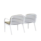 Christopher Knight Home Gunda Ensemble de salon de jardin moderne 3 pièces avec causeuse et fauteuil en polypropylène