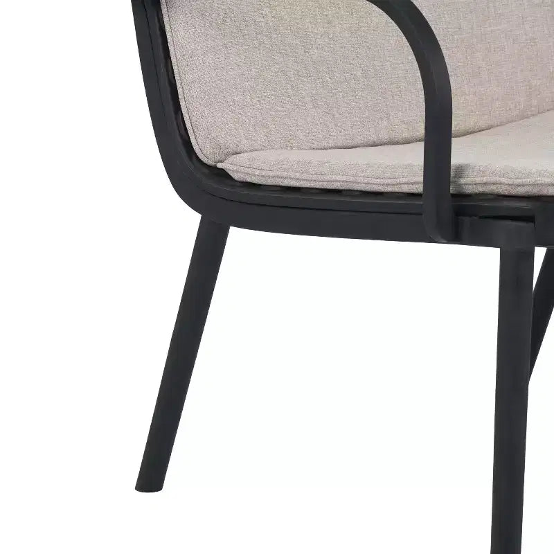 Christopher Knight Home Gunda Ensemble de salon de jardin moderne 3 pièces avec causeuse et fauteuil en polypropylène
