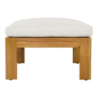 Christopher Knight Home Norman Ensemble de sièges d'extérieur rembourrés 4 pièces en bois d'acacia à lattes