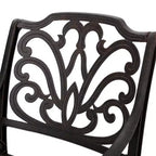 Christopher Knight Home Kai Outdoor Aluminum 3 Piece Chat Set, Bronze