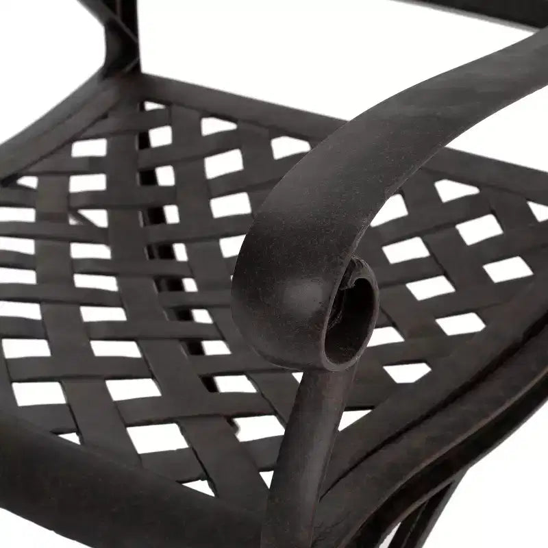 Christopher Knight Home Kai Outdoor Aluminum 3 Piece Chat Set, Bronze