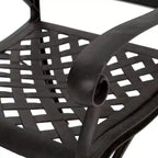 Christopher Knight Home Kai Outdoor Aluminum 3 Piece Chat Set, Bronze