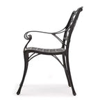 Christopher Knight Home Kai Outdoor Aluminum 3 Piece Chat Set, Bronze