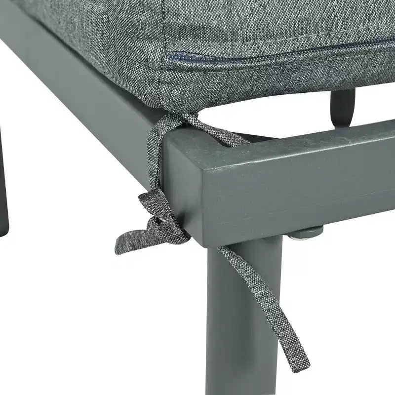 Ensemble de canapé de patio 6 ou 8 pièces, demi-lune, pour l'extérieur, avec 2 tables basses, oreillers, coussins, rotin PE, beige/gris-ModernLuxe