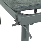 Ensemble de canapé de patio 6 ou 8 pièces, demi-lune, pour l'extérieur, avec 2 tables basses, oreillers, coussins, rotin PE, beige/gris-ModernLuxe