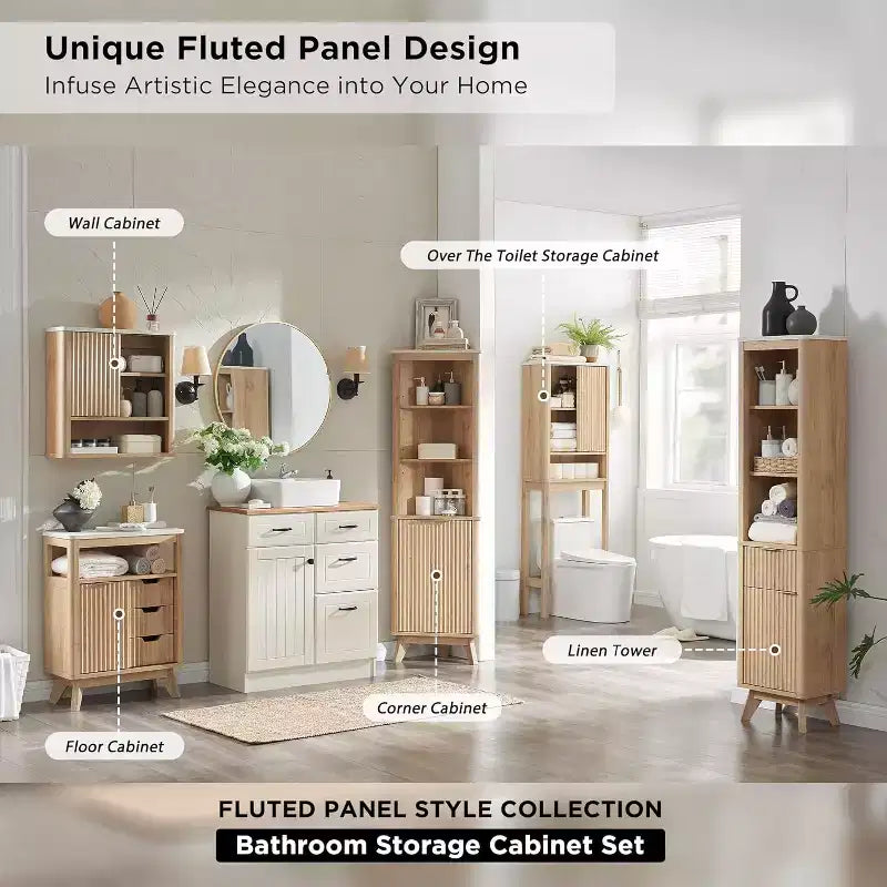 Meuble mural de salle de bain avec porte coulissante, armoire murale en bois avec étagère réglable et plateau imitation marbre, à placer au-dessus des toilettes, meuble de salle de bain