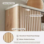 Meuble mural de salle de bain avec porte coulissante, armoire murale en bois avec étagère réglable et plateau imitation marbre, à placer au-dessus des toilettes, meuble de salle de bain