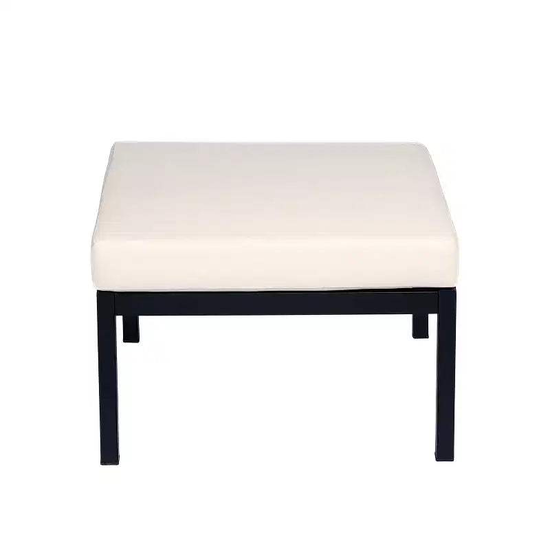 Christopher Knight Home Faye Ensemble de 4 fauteuils de patio en acacia et métal avec rembourrage et design à lattes