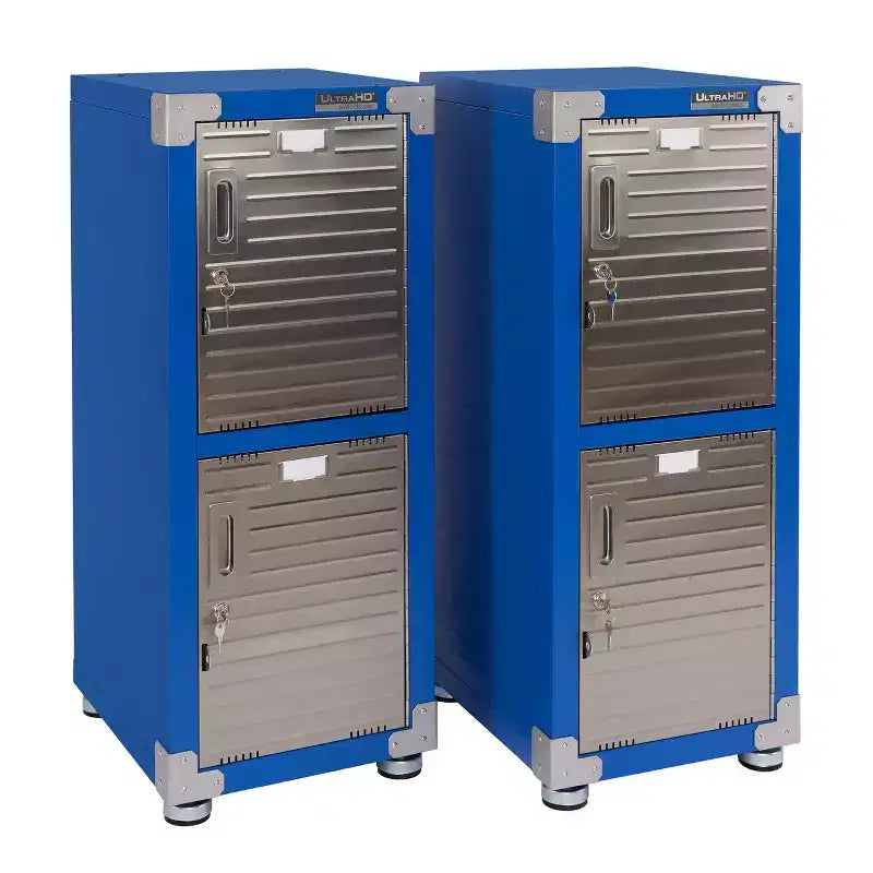 Seville Classics UltraHD 4-Door Stackable Locker Cabinet