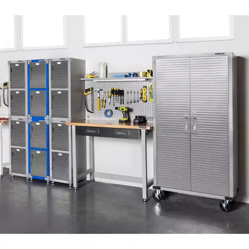 Seville Classics UltraHD 4-Door Stackable Locker Cabinet