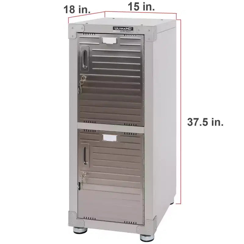 Seville Classics UltraHD 4-Door Stackable Locker Cabinet