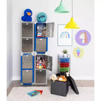 Seville Classics UltraHD 4-Door Stackable Locker Cabinet