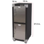 Seville Classics UltraHD 4-Door Stackable Locker Cabinet