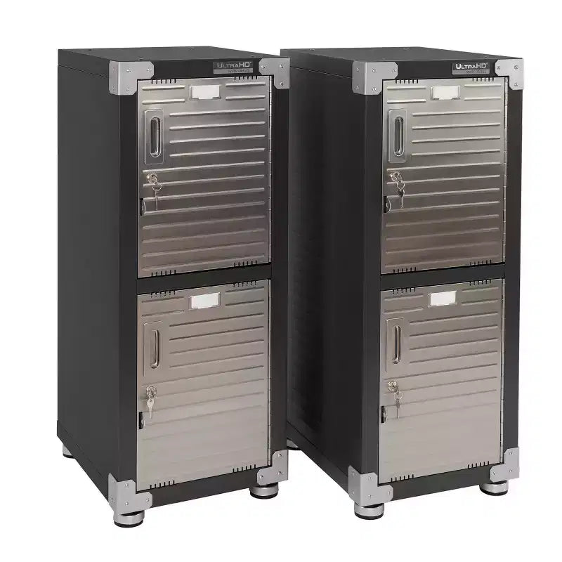 Seville Classics UltraHD 4-Door Stackable Locker Cabinet