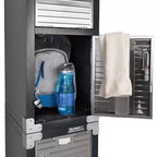 Seville Classics UltraHD 4-Door Stackable Locker Cabinet