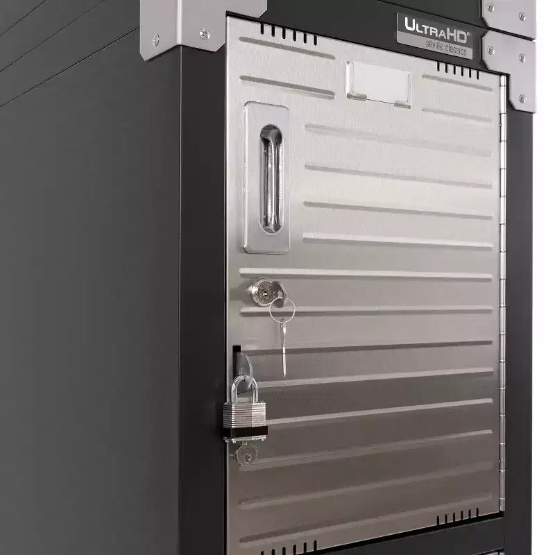 Seville Classics UltraHD 4-Door Stackable Locker Cabinet