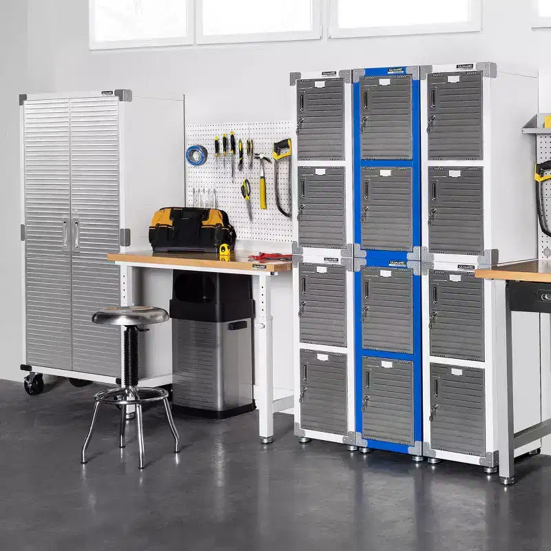 Seville Classics UltraHD 4-Door Stackable Locker Cabinet