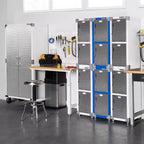 Seville Classics UltraHD 4-Door Stackable Locker Cabinet