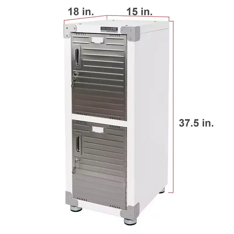 Seville Classics UltraHD 4-Door Stackable Locker Cabinet