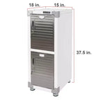 Seville Classics UltraHD 4-Door Stackable Locker Cabinet