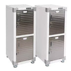 Seville Classics UltraHD 4-Door Stackable Locker Cabinet