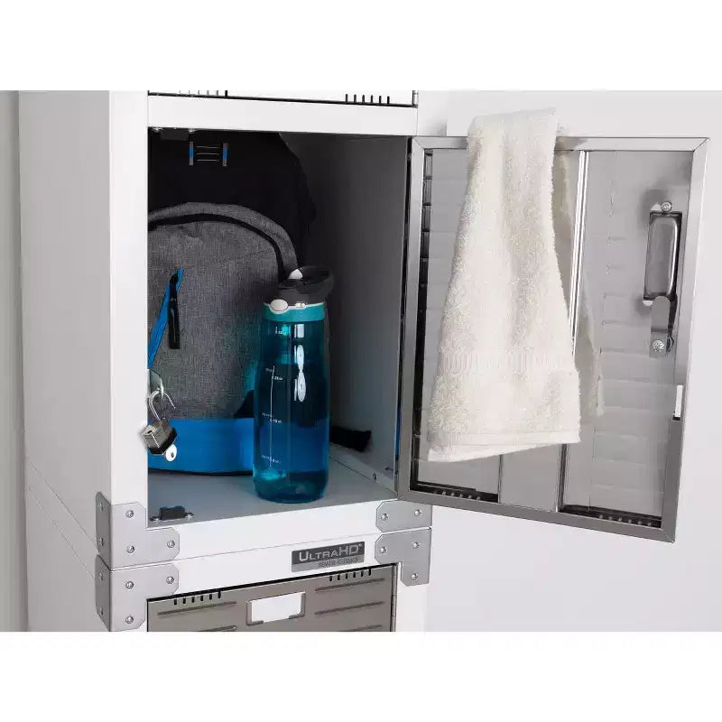 Seville Classics UltraHD 4-Door Stackable Locker Cabinet