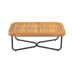 Christopher Knight Home Ofra Ensemble de chaises de jardin tressées en corde, acacia et fer, avec 7 coussins résistants à l'eau