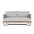 Christopher Knight Home Galen, ensemble de 6 meubles d'extérieur tissés en corde avec structure en acacia et fer, et assise rembourrée