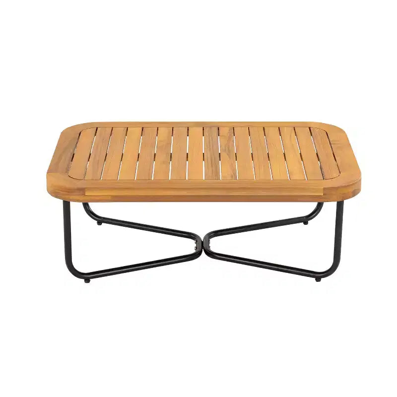 Christopher Knight Home Galen, ensemble de 6 meubles d'extérieur tissés en corde avec structure en acacia et fer, et assise rembourrée