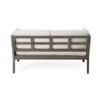 Christopher Knight Home Yan Ensemble de chaises de patio 4 pièces en bois d'acacia tressé avec coussin résistant à l'eau