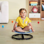 VEVOR Elephant Kids Swivel Chair, 220 LBS Capacity, 360 Spinning Chair, Autistic Kids Sensory Toy Chair with Non-Slip Metal Base, Blue