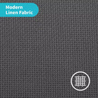 Canapé d'angle modulable en U/L Mjkone avec pouf, canapé-lit réversible moderne et surdimensionné convertible