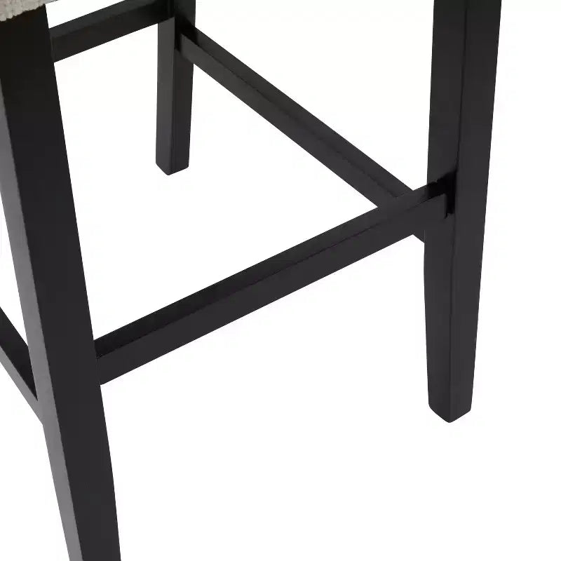 Set of 2 Bar Stool Counter Height Stool Dining Chair Pub Kitchen Stool, PU Leather Upholstered -ModernLuxe