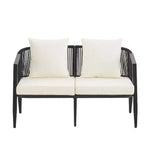 Ensemble de sièges d'extérieur Whisen, durables et confortables, adaptés aux patios, pelouses et bords de piscine